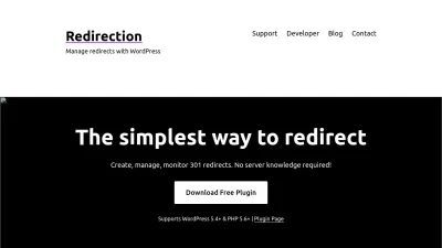 Screenshot preview of redirection.me
