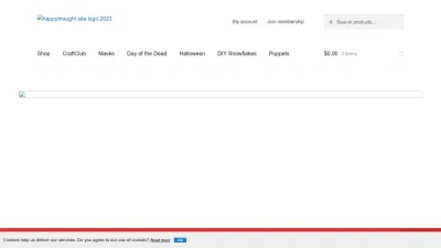 Screenshot preview of happythought.co.uk