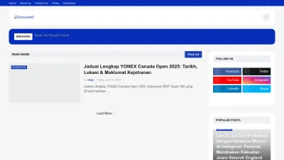 Screenshot preview of kataubaid.com