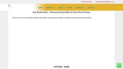 Screenshot preview of busrentalindubai.com