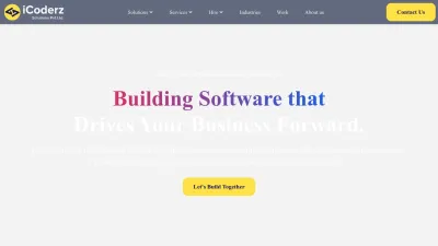 Screenshot preview of icoderzsolutions.com