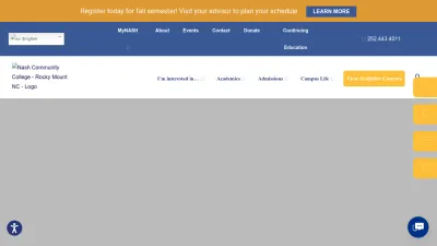 Screenshot preview of nashcc.edu