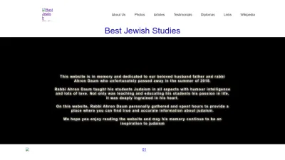 Screenshot preview of bestjewishstudies.com