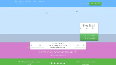 Screenshot preview of grammaropolis.com