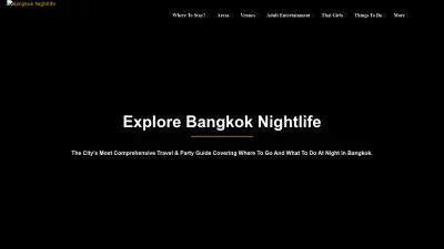 Screenshot preview of bangkoknightlife.com