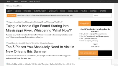Screenshot preview of neutralgroundnews.com