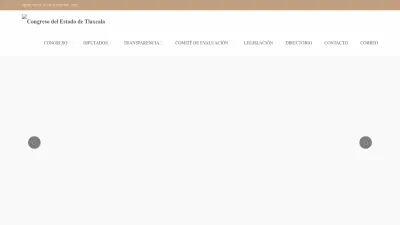 Screenshot preview of congresodetlaxcala.gob.mx