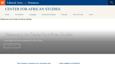 Screenshot preview of africa.ufl.edu