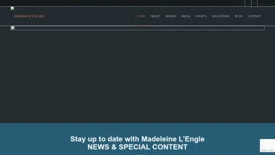 Screenshot preview of madeleinelengle.com