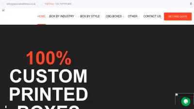 Screenshot preview of purecustomboxes.co.uk