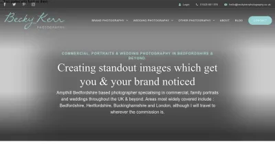 Screenshot preview of beckykerrphotography.co.uk