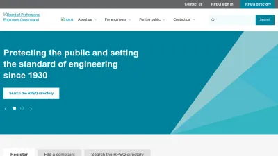 Screenshot preview of bpeq.qld.gov.au