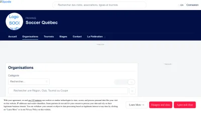 Screenshot preview of tsisports.ca