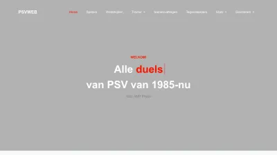Screenshot preview of psvweb.nl