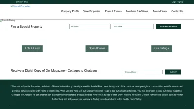 Screenshot preview of specialproperties.com