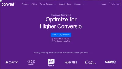 Screenshot preview of convert.com