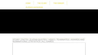 Screenshot preview of zlatanibrahimovic.com
