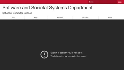 Screenshot preview of s3d.cmu.edu