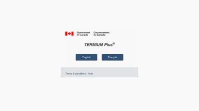 Screenshot preview of termiumplus.gc.ca