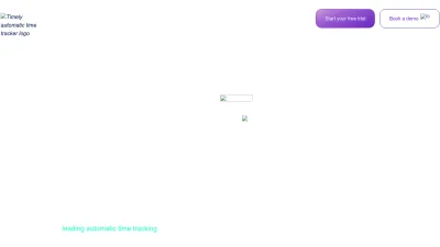 Screenshot of Timely.com