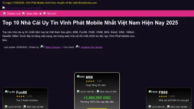 Screenshot preview of vinhphatmobile.com