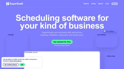 Screenshot preview of supersaas.com