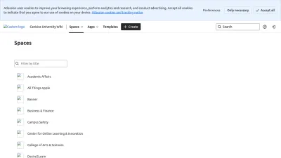 Screenshot preview of canisius.atlassian.net