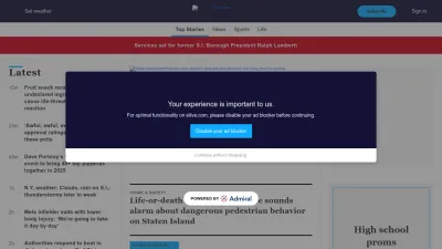 Screenshot preview of silive.com