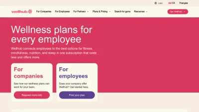 Screenshot of Wellhub.com