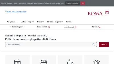 Screenshot preview of 060608.comune.roma.it