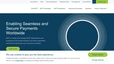 Screenshot preview of emvco.com