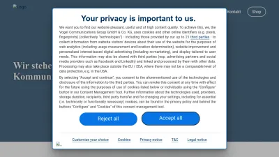 Screenshot preview of vogel.de