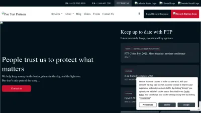 Screenshot preview of pentestpartners.com