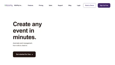 Screenshot preview of rsvpify.com