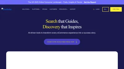 Screenshot preview of doofinder.com