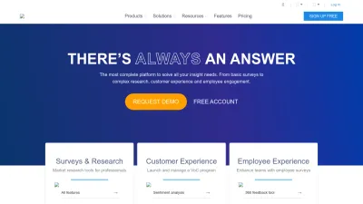 Screenshot preview of questionpro.com