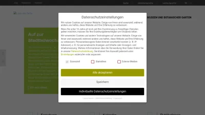 Screenshot preview of snsb.de