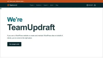 Screenshot of Teamupdraft.com