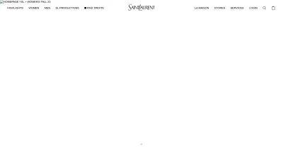 Screenshot preview of ysl.com