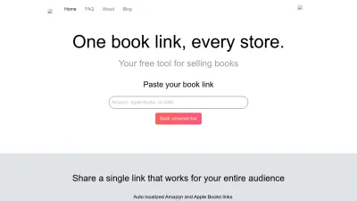 Screenshot preview of booklinker.com