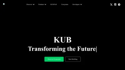 Screenshot preview of kubchain.com