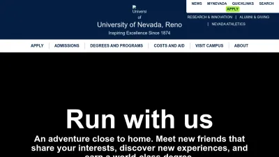 Screenshot preview of unr.edu