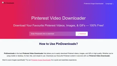 Screenshot preview of pindownloads.com