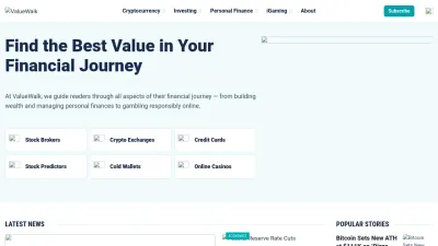 Screenshot preview of valuewalk.com