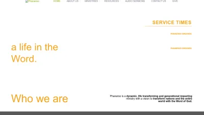 Screenshot preview of phaneroo.org