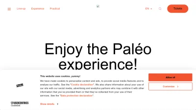 Screenshot preview of paleo.ch
