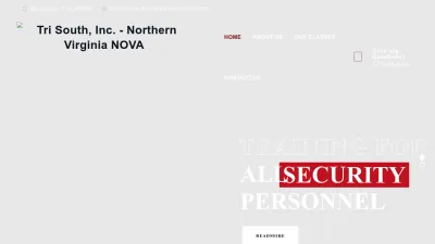 Screenshot preview of trisouthsecurity.com