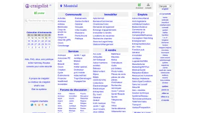 Screenshot of Montreal.craigslist.org