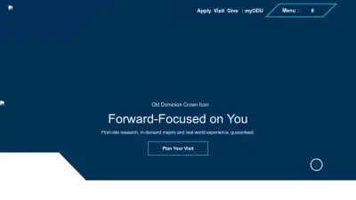 Screenshot preview of odu.edu