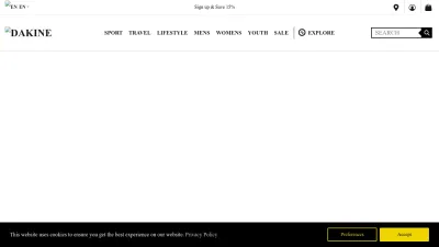 Screenshot of Ce.dakine.com